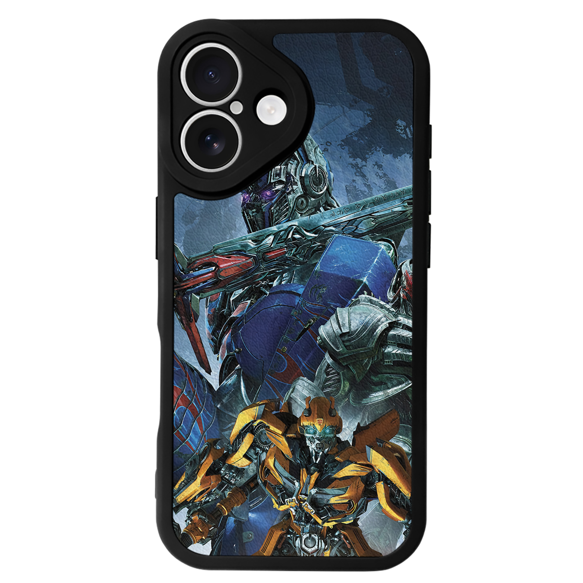 （画像用） Transformers トランスフォーマー 【iPhone 16シリーズ対応】シリコンスマホケース（レザー調） 材質：シリコン
